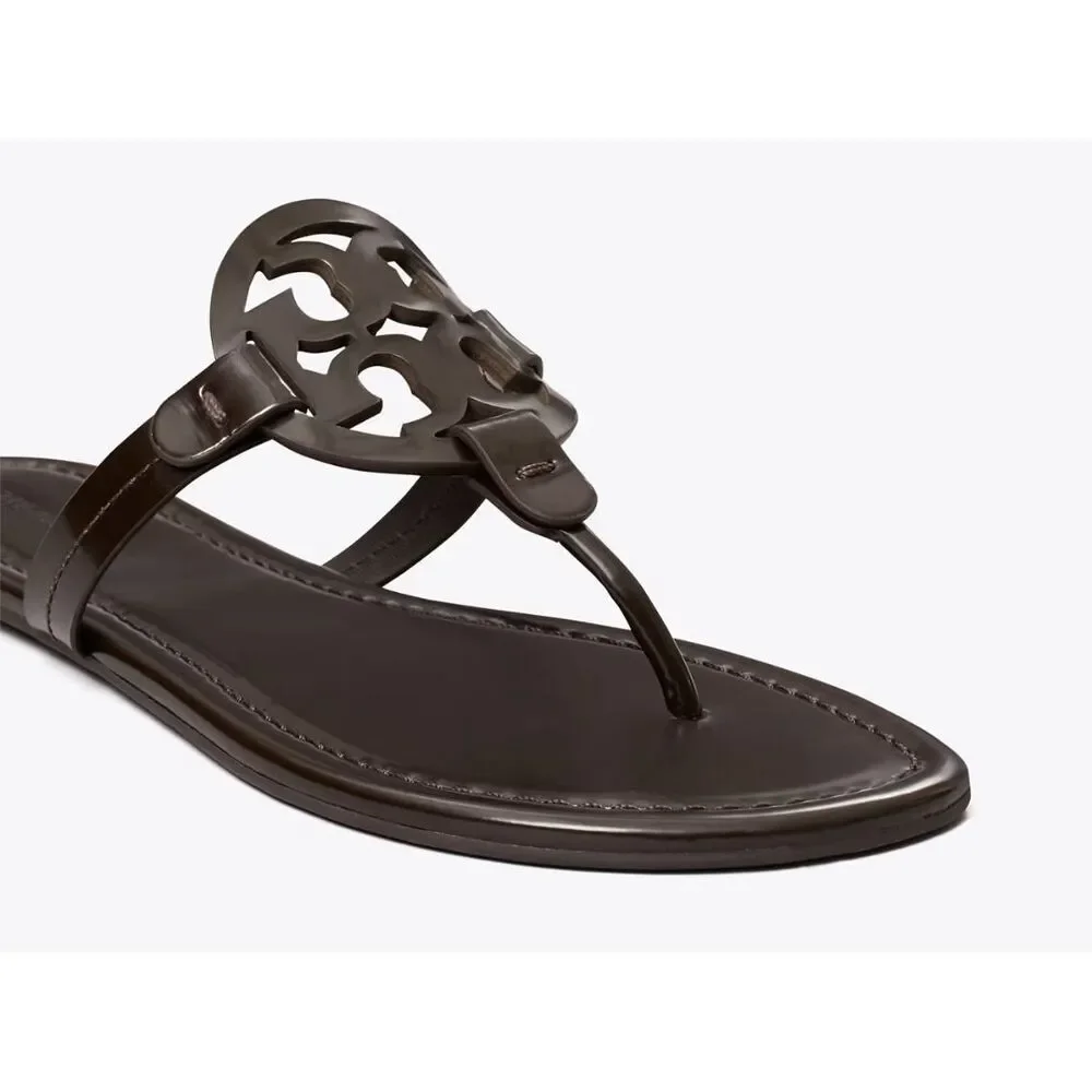 TORY BURCH Miller Square Toe Tan Sandals Women’s Size 10